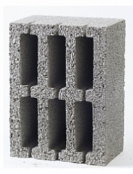 Блок стеновой отсев щебня 390х190х290