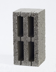 Блок стеновой отсев щебня 390х190х190 4‐х пустотный